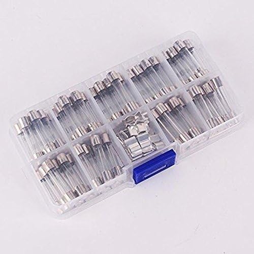 DollaTek 6x30mm Fast-blow Glass Fuses Quick Blow Car Glass Tube Fuses Assorted Kit Amp 0.5A,1A,2A,3A,5A,10A,15A,20A,30A and 10pcs fuse seat - Image 4