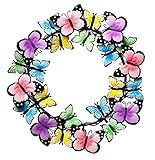 Miles Kimball Metal Butterflies Wreath by Maple Lane CreationsTM