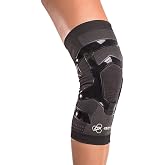DonJoy Performance Trizone Knee Support for Muscle Strain &amp; Meniscus Injury - Compression Knee Sleeve for Athletes and Active Users, X-Large, Left