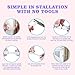 Child Safety Locks, Strong Adhesive Child Locks for Cabinets, Refrigerator, Washing Machine and Drawer, Non-Toxic, Adjustable Length Lock System (12 Pack)