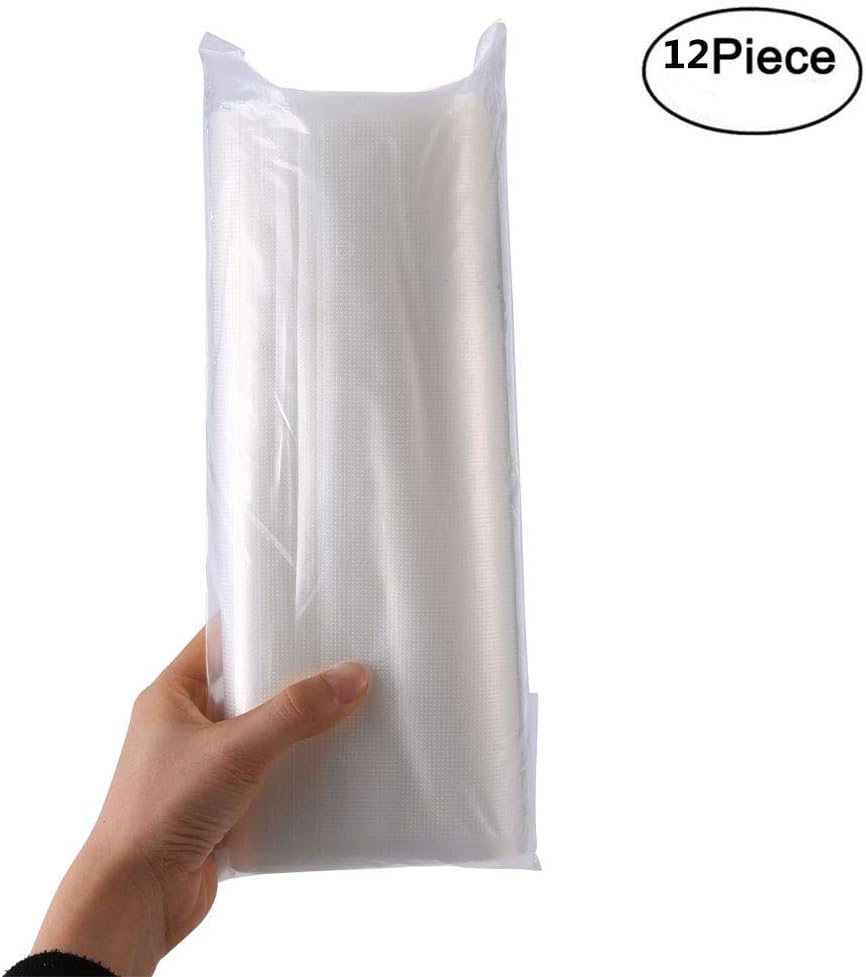 Tomods Vacuum Sealer Bags- Air Lock Vacuum Sealer Bags, Pack of 12 Vacuum Zipper Bags Universal for All Handheld Vacuum Sealers (10.3×15.8 Inches, 26×40 cm)