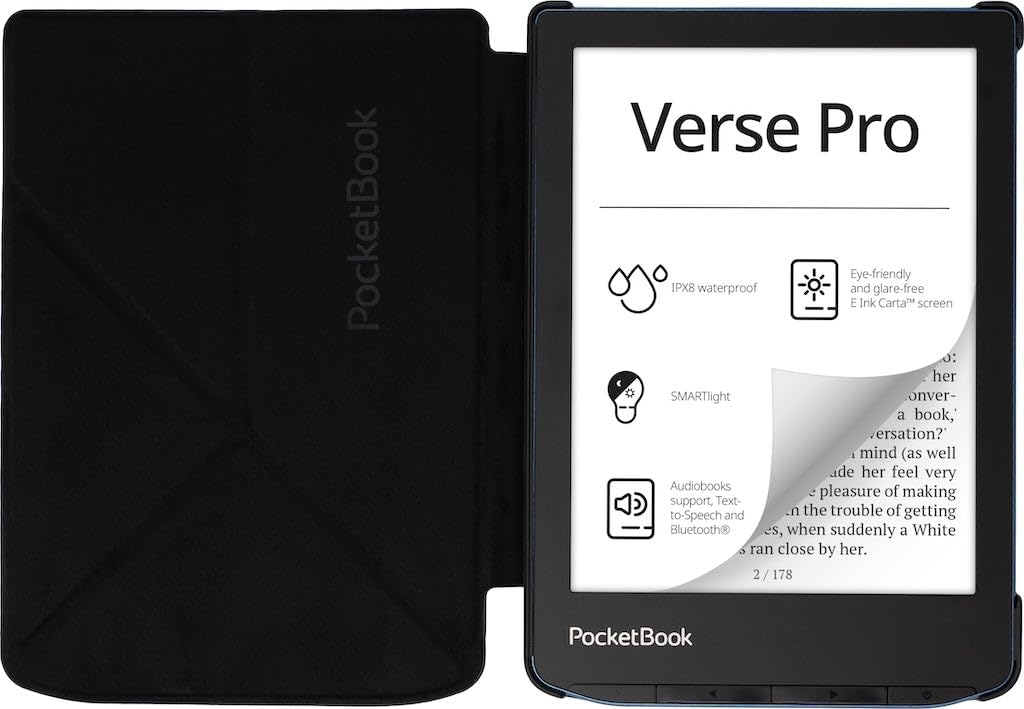 Pocketbook Origami Black Cover for Verse, Verse Pro, Verse Pro Color, H-SO-634-K-WW