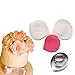 AK ART KITCHENWARE Fondant Rose Veining Molds and Stainless Steel Fondant Cutter Set for Decorating Cakes Silicone Veiner Sugarpaste Making Tool A348&VM057