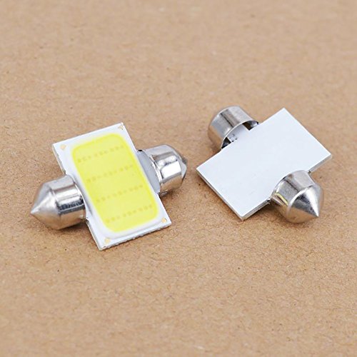 image for Connoworld Clearance Sale 2Pcs 12V COB LED White Interior Light Lamp C