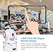 WiFi Pet Camera, Pan Tilt Zoom 1080P WiFi IP Home Security Camera Pet Dog Baby Monitor Camera 2 Way Audio, Motion Detection, Night Vision, Compatible with Alexa (White)