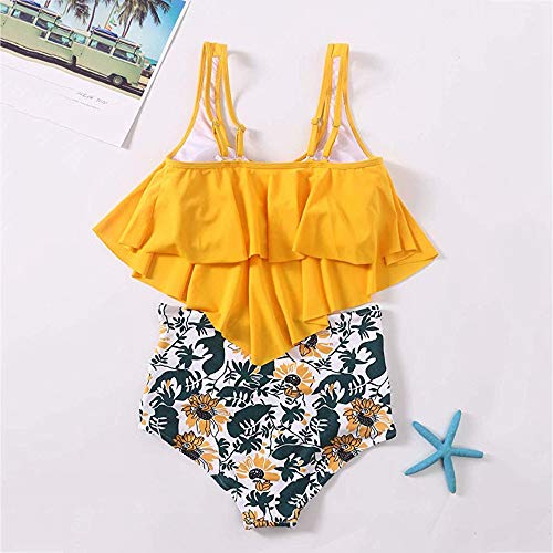 image for Myoumobi_Swimwear Swimsuits for Women Two Pieces Tankini Set Top Ruffl