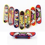 Goodlucky365 Professional Mini Fingerboards/ Finger Skateboard -8 Pack (Random Pattern)
