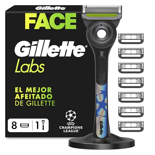 Labs Maquinilla de Afeitar Hombre con 8 Cuchillas de Recambio