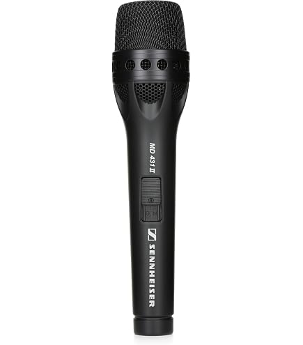 SENNHEISER MD431-II マイクロホン Amazon.com: Sennheiser MD431-II Super-Cardioid Handheld Dynamic