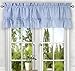 Ellis Curtain Stacey Sheer 56-by-45 Tailored Tier Pair Curtains, Slate