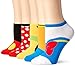 Disney Women's Classic 5-Pack No Show Socks, Multi, 9-11