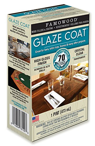 Famowood 5050060 Glaze Coat Epoxy Adhesive Kit - Pint Clear