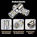 LASFIT 1157 LED Switchback 2057 2357 7528 BAY15D White/Amber LED Bulb Polarity Free Extremely Bright LED Light for Turn Signal Blinker Lights Need Resistor(Pack of 2)