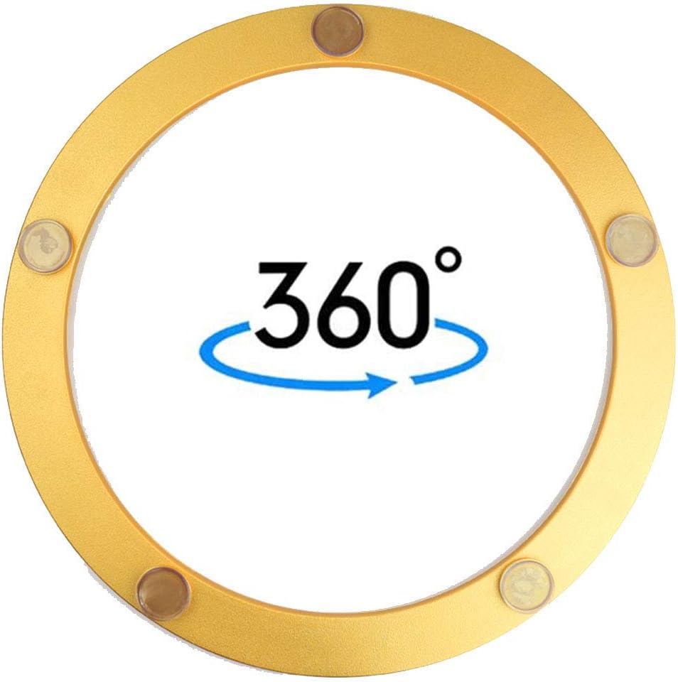 Outech Soporte De Rodamiento Giratorio Lazy Susan De 30 Cm-60 Cm, Placa