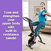 High-Street-TV-Slim-Cycle-2-in-1-Stationary-Exercise-Bike-Full-Body-Fat-Burning-Cardio-Strength-Resistance-Training-01269 High Street TV Slim Cycle - 2-in-1 Stationary Flat Fold Exercise Bike - For Full Body Cardio - Strength & Resistance…