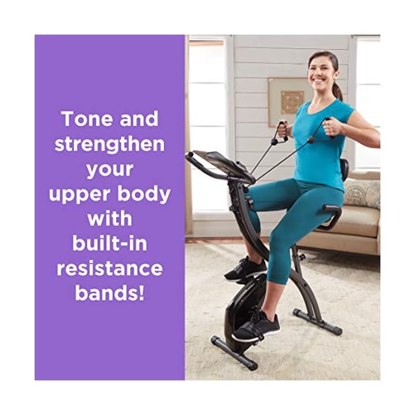 High-Street-TV-Slim-Cycle-2-in-1-Stationary-Exercise-Bike-Full-Body-Fat-Burning-Cardio-Strength-Resistance-Training-01269 High Street TV Slim Cycle - 2-in-1 Stationary Flat Fold Exercise Bike - For Full Body Cardio - Strength & Resistance…