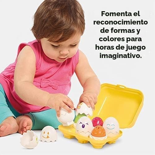 Tomy Toomies Eggs nuevos Huevos Hide and Squeak, Juego para bebés, Bizak (30693560)