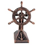 TG,LLC Bronze Metal Ships Helm Ship Wheel Miniature Replica Die Cast Pencil Sharpener