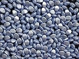 50psc Pinch - Czech Pressed Glass Beads Triquetrous 5x3.5mm, Pastel Light Sapphire (Pearl Coating)