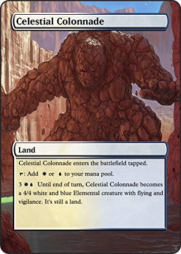 Celestial Colonnade - Edh Casual Play Only - Art Overlay - Non Tournament - Legacy Cube - Fun Cards