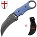 Grand Way Fixed Blade Karambit Knife G-10 Handle - Best Sharp Full Tang Claw Fix Blade Knife EDC Survival Fighting - 440c Stainless Steel 01162