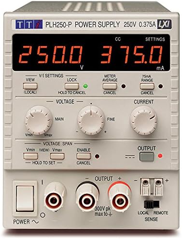 TTI PLH120 Single Bench/System Higher Voltage DC Power Supply, 0V-120V/0 A-0.75 A