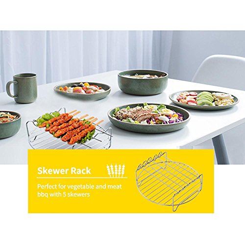 image for Air Fryer Accessories,niceeshop(TM) Deep Fryer Air Fryer Parts for Phi