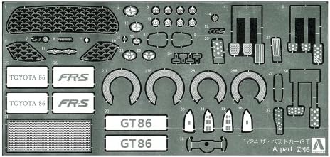 1/24 Detail Up Parts TOYOTA 86 '12-Etched Parts Set (japan import)