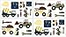 Sweet Jojo Designs 4-Piece Construction Wall Decal Stickers