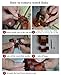 Topwell Wooden WristWatches Date Wood Watch Adjustable Wood Band Wristwatch Zebra Wood Watches