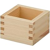 TIKUSAN Wooden Sake Cups Masu Japanese Hinoki Wood