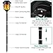 TomCare Solar Lights Metal Flickering Flame Solar Torches Lights Waterproof Outdoor Heavy Duty Lighting Solar Pathway Lights Landscape Lighting Dusk to Dawn Auto On/Off for Garden Patio Yard, 2 Pack