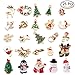 Christmas Pendants Charms for Bracelet Necklace Jewelry Making, Birthday, Christmas Day, Thanksgiving Day Gift for Children, Pack of 25 (Style 2)