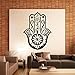 BIBITIME Wall Decal Vinyl Sticker Decals Hamsa Hand Eye Indian Yoga Buddha Menhdi Ganesh Fatima Namaste