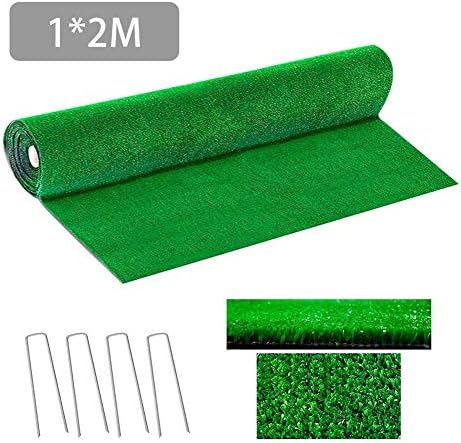 Artificial Grass Outdoor Green High Density Fake Lawn Turf of Dogs Pets Natural&Realistic Looking Garden Tidy Lush 30mm pile height 1m2m