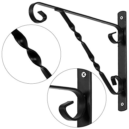 Hanging Plants Bracket 12 Wall Planter Hook Flower Pot Bird