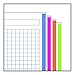 Miquelrius Medium Spiral Bound Grid Notebook, Candy Code Apple Green (6.5 x 8, 4-Subject, Graph Pages)