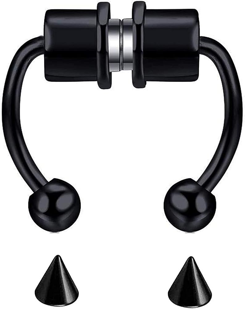 Septum Nose Ring Stainless Steel Fake Septum