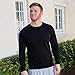 Minus33 100% Merino Wool Base Layer 705 MidWeight Crew Neck Top Black XXL