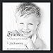 ArtToFrames 18x18 inch Satin Black Picture Frame, 2WOMFRBW26079-18x18
