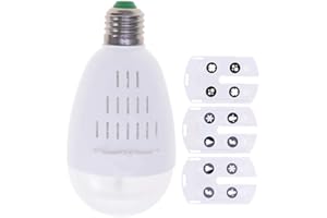 Mobestech Christmas Projection Light Bulb Kaleidoscope Multi-Pattern LED Decorative Projector Light for Christmas Outdoor Gar