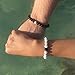 Believe London Distance Bracelets Couples Relationship Strong Elastic Friendship His Hers King Queen