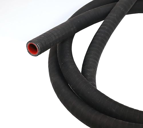 Speed Daddy 5" Straight Silicone Coupler Hose - 3-Ply Reinforced For Turbo/Intercooler Piping (Black, 4mm Thick, SDD-SH5BK)