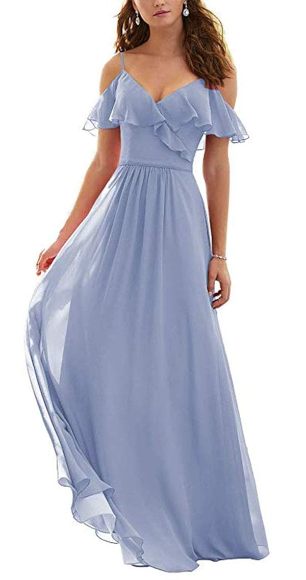 periwinkle evening gowns