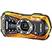 Ricoh WG-50 Waterproof/Shockproof Digital Camera (Orange) with 64GB Card + Battery & Charger + Case + Tripod + Floating Strap + Kit