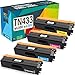 Do it Wiser Compatible Toner Cartridge Replacement for TN433 TN-433 TN431 Brother MFC L8900CDW HL-L8360CDW L8260CDW MFC-L8610CDW L9570CDW HL-L9310CDW (4-Pack)