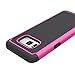Galaxy S8 Plus Case,Berry Accessory(TM) [Drop Protection] Protective Case [Shock Proof] [Dual Lawyer] Hybrid Defender Armor Case Cover For Samsung Galaxy S8 Plus (2017) (Hot Pink)