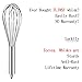 (UPGRADED) TeeVea 3 Pack VERY STURDY Kitchen Whisk Stainless Steel Balloon Wire Whisk Set Egg Beater Milk Frother Kitchen Utensils Gadgets for Blending Whisking Beating Stirring