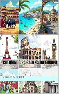 Livro COLORINDO PAISAGENS DA EUROPA