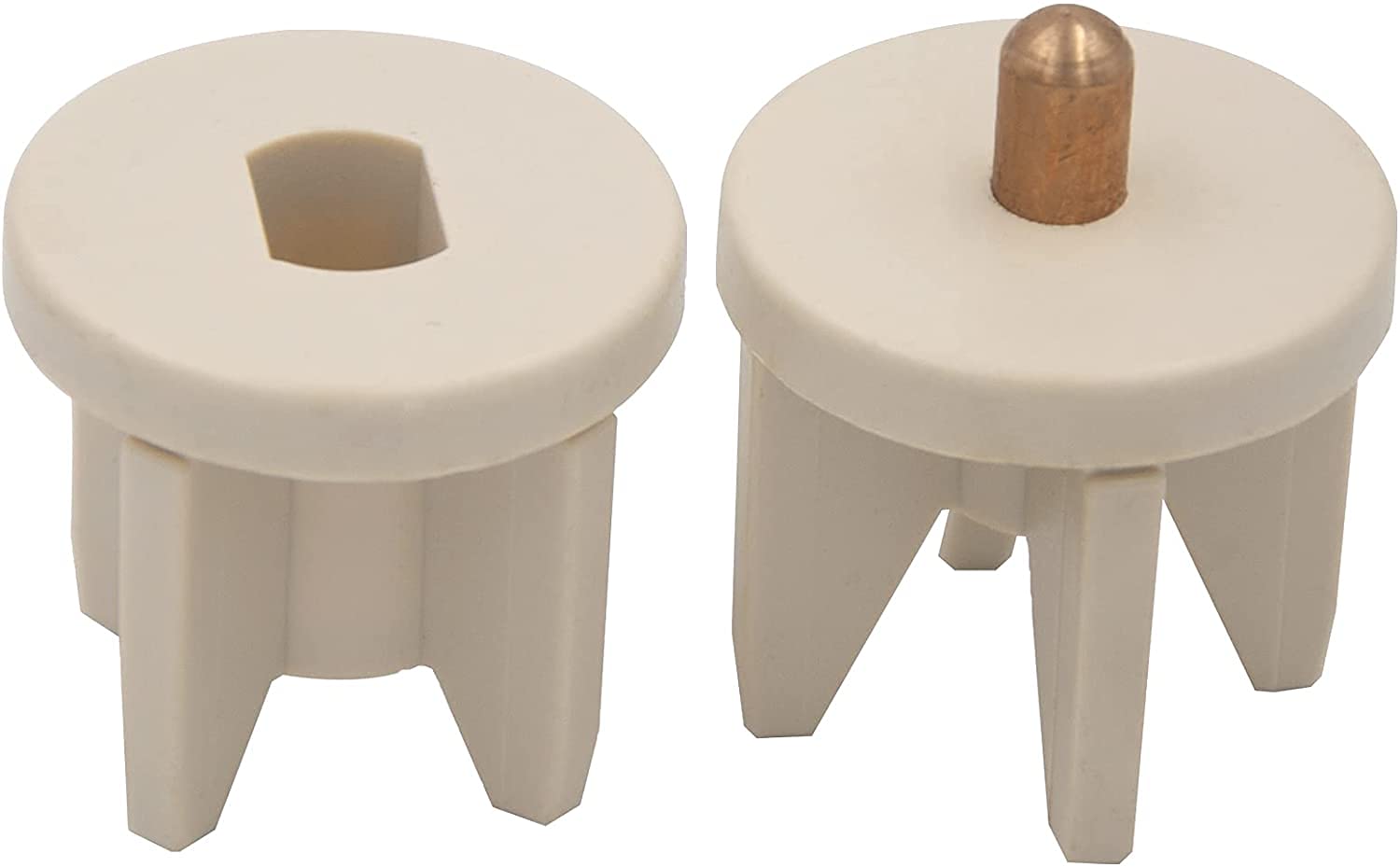 Universal Replacement Mounting Brackets of Exterior Sun Shades Roller up Blinds,Indoor/Outdoor (Beige, 28mm Clutch Plug) — image 1